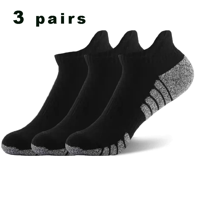 3 Pairs Running Sports Fitness Ankle Socks