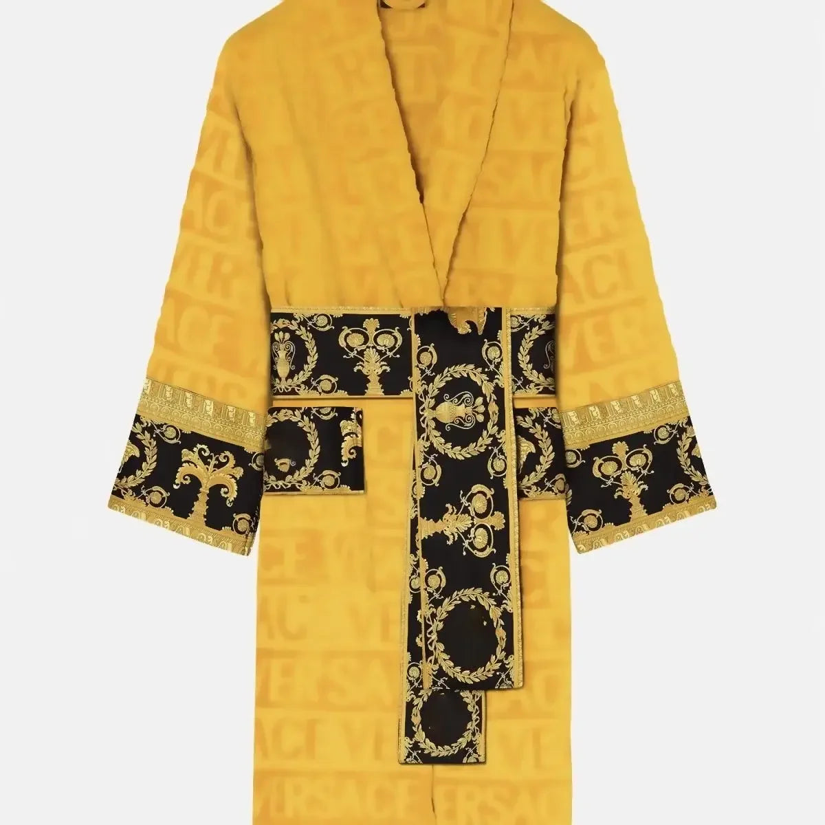 Long Sleeve Bathrobe with Sashes Pockets, Men ,Women