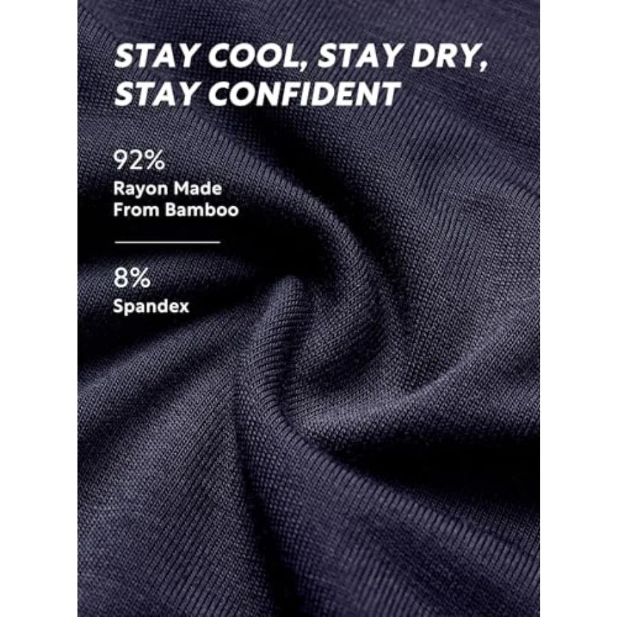 Men's Cooling Loungewear Ultra-Soft, Lightweight Short Sleeves Shirts and Shorts