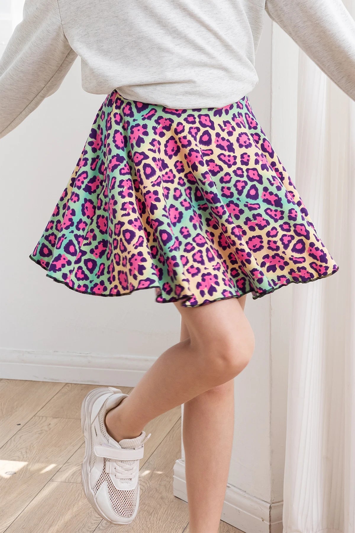Random 5colors Girls Summer Skorts