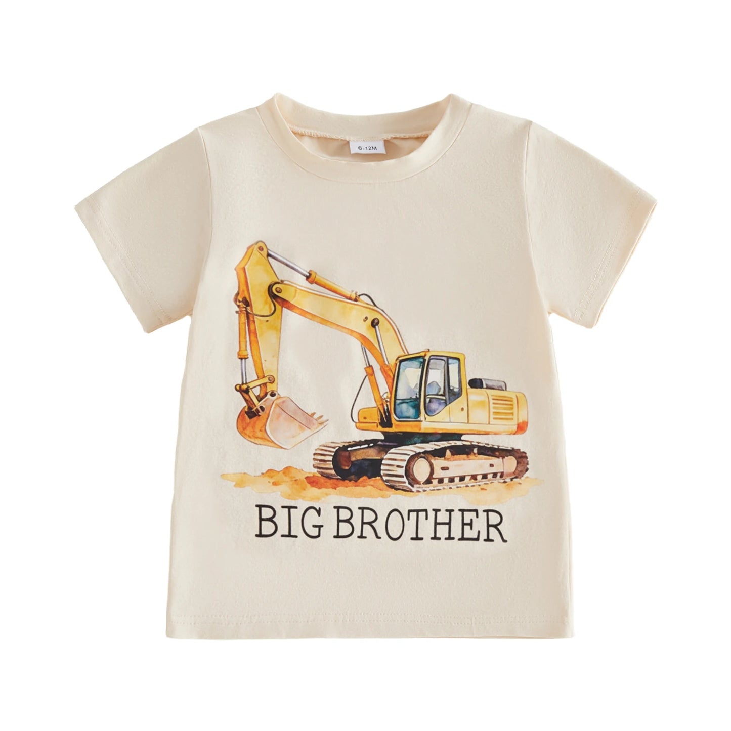 Boys T-shirt Short Sleeve Crew Neck Dinosaur Print Top