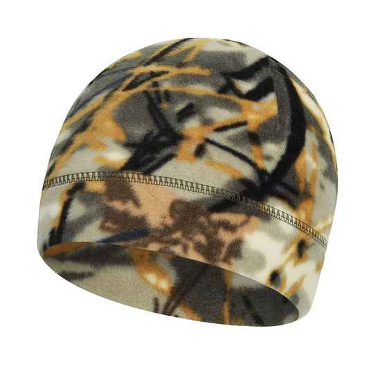 Fleece Cap, Thermal Windproof Camouflage Elastic Skull Cap