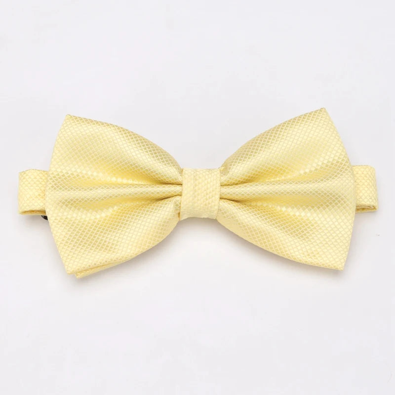 Solid Color Bow Ties for Boys Girls Multicolor Adjust Neck Bow Tie