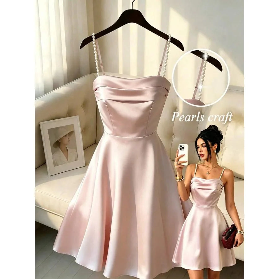 Sleeveless Versatile Short Dress
