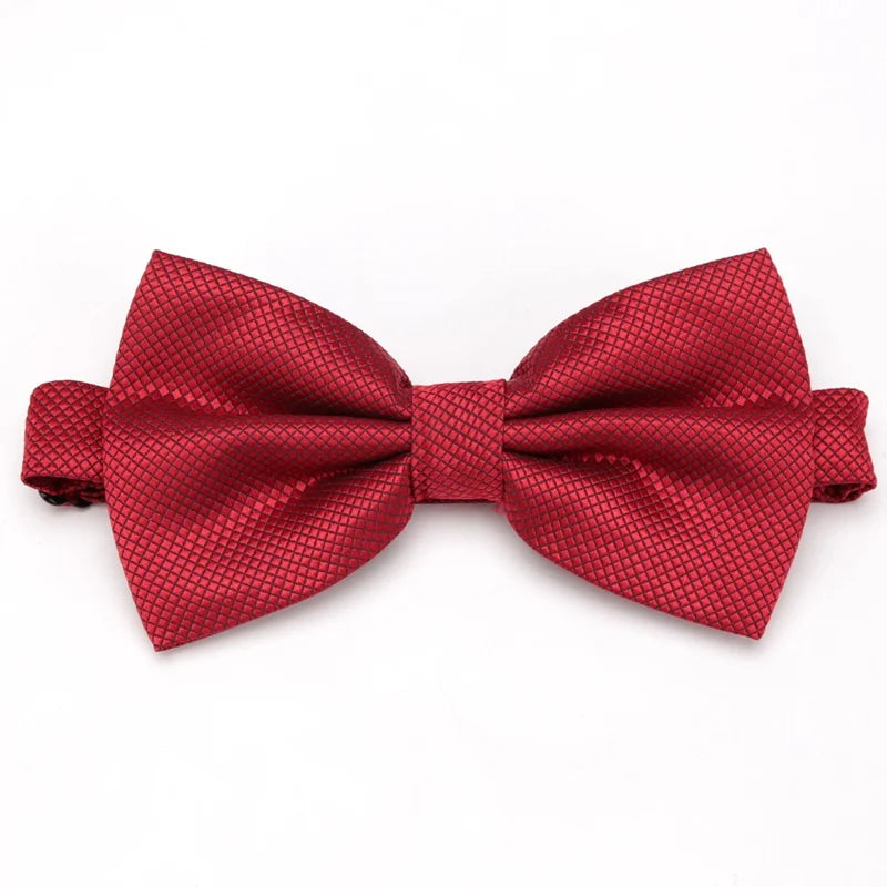 Solid Color Bow Ties for Boys Girls Multicolor Adjust Neck Bow Tie
