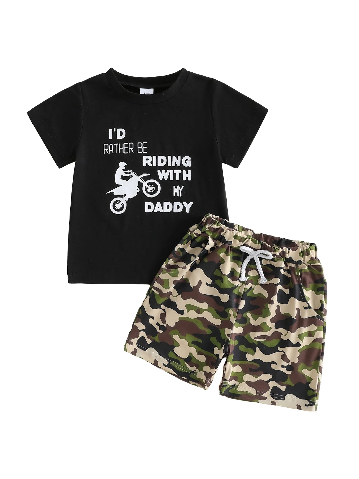 Boys Summer Ensemble Graphic Tee and Coordinating Shorts for a Stylish Look