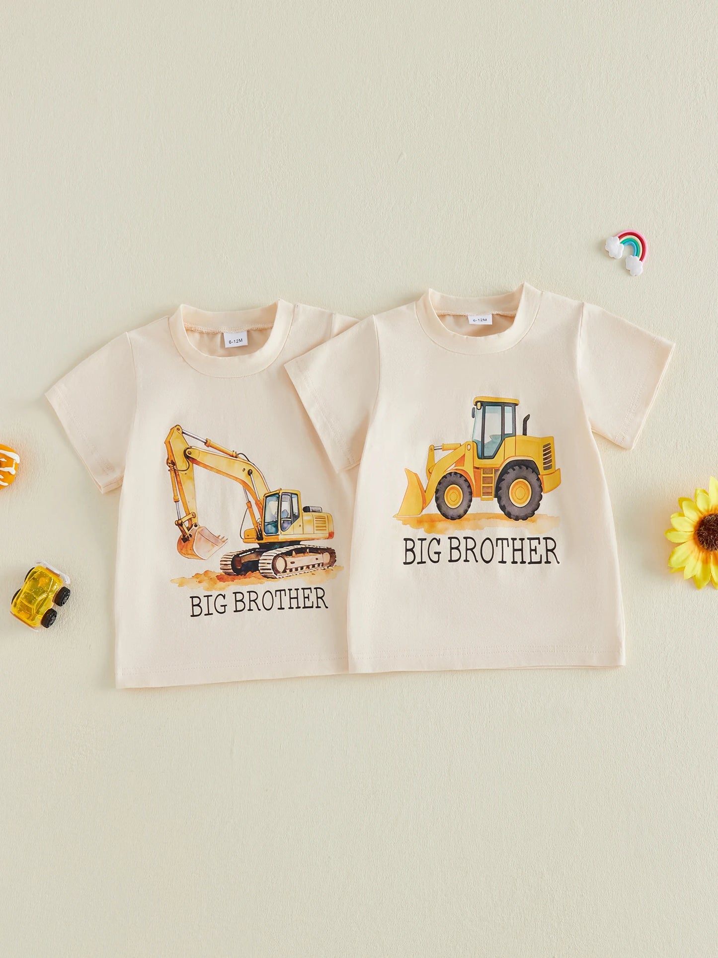 Boys T-shirt Short Sleeve Crew Neck Dinosaur Print Top
