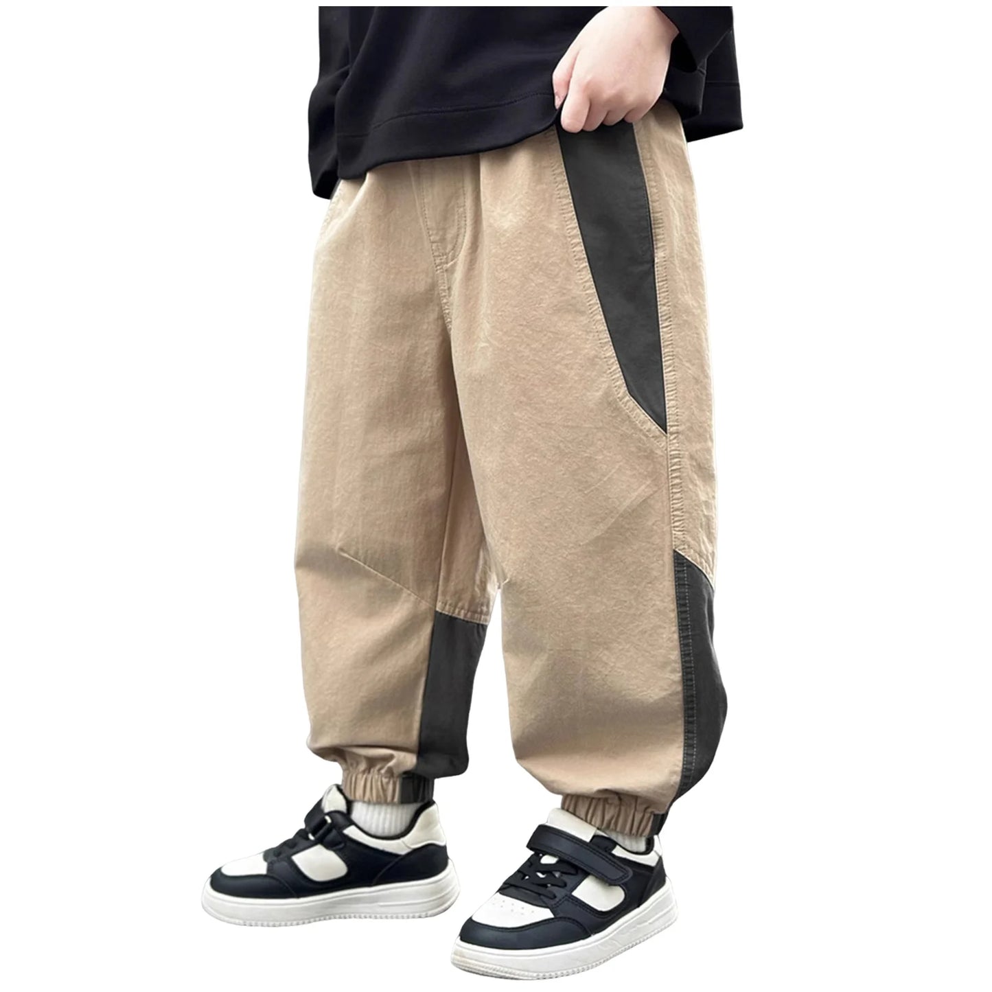Boys Drawstring Pants Loose Clothing