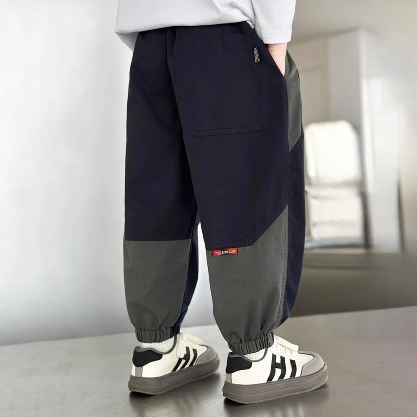 Boys Drawstring Pants Loose Clothing