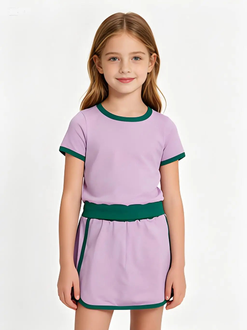 Cotton Short Sleeve Shirt Top And Short Set