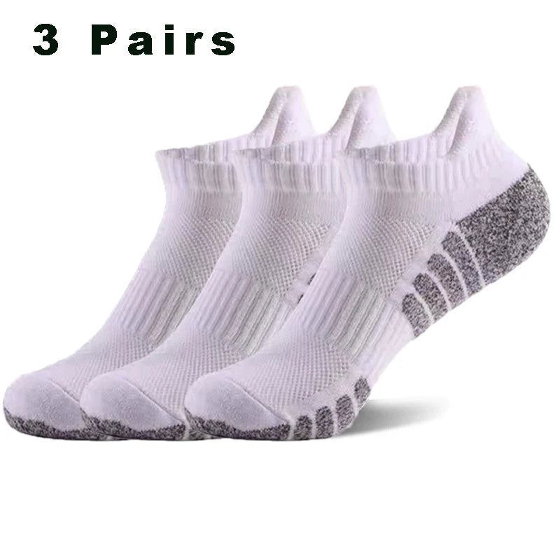 3 Pairs Running Sports Fitness Ankle Socks