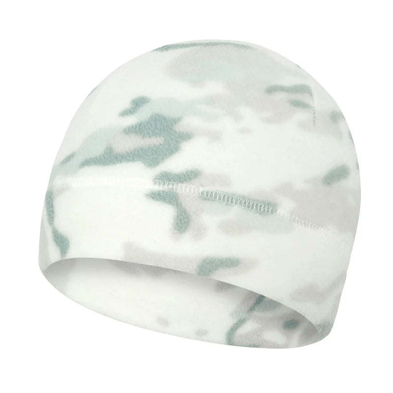 Fleece Cap, Thermal Windproof Camouflage Elastic Skull Cap