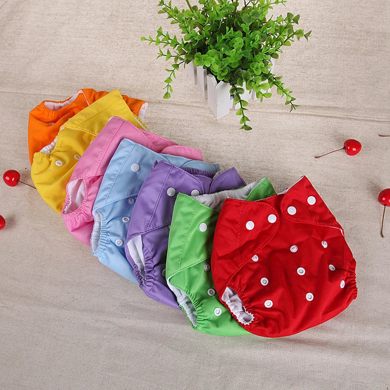 Baby Cotton Washable Breathable Training Pants with Buttons