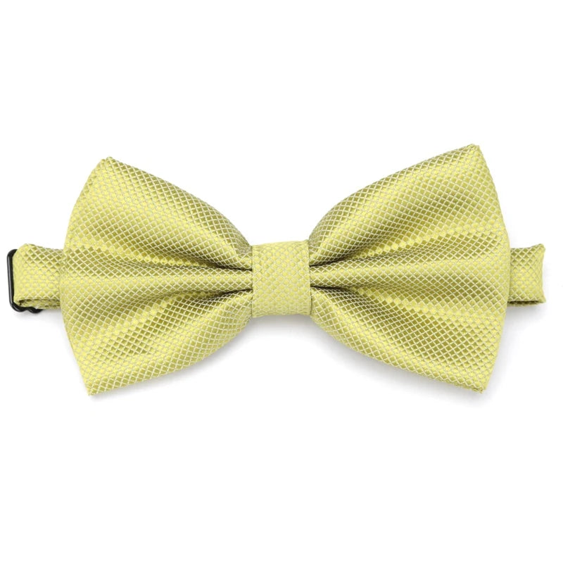 Solid Color Bow Ties for Boys Girls Multicolor Adjust Neck Bow Tie