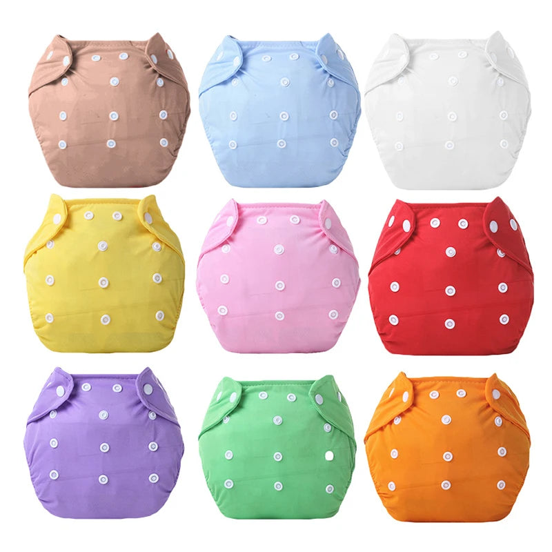 Baby Cotton Washable Breathable Training Pants with Buttons