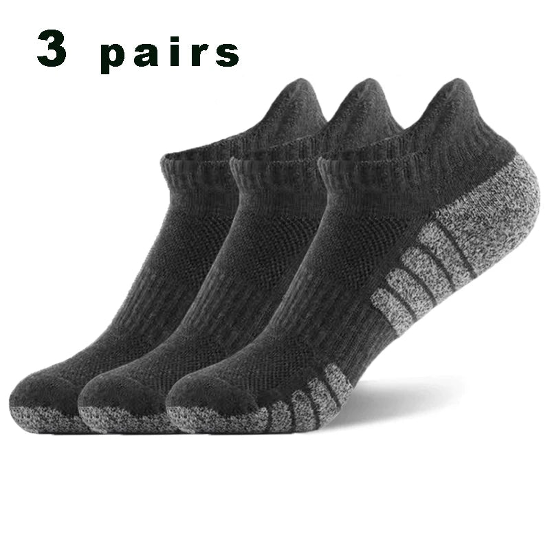 3 Pairs Running Sports Fitness Ankle Socks