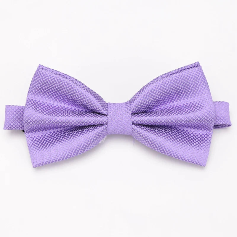 Solid Color Bow Ties for Boys Girls Multicolor Adjust Neck Bow Tie