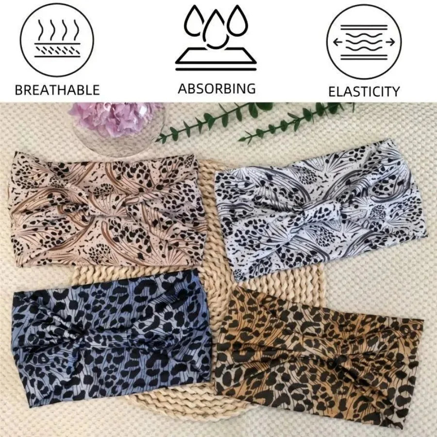 4pcs Headband Breathable Sweatbands Versatile