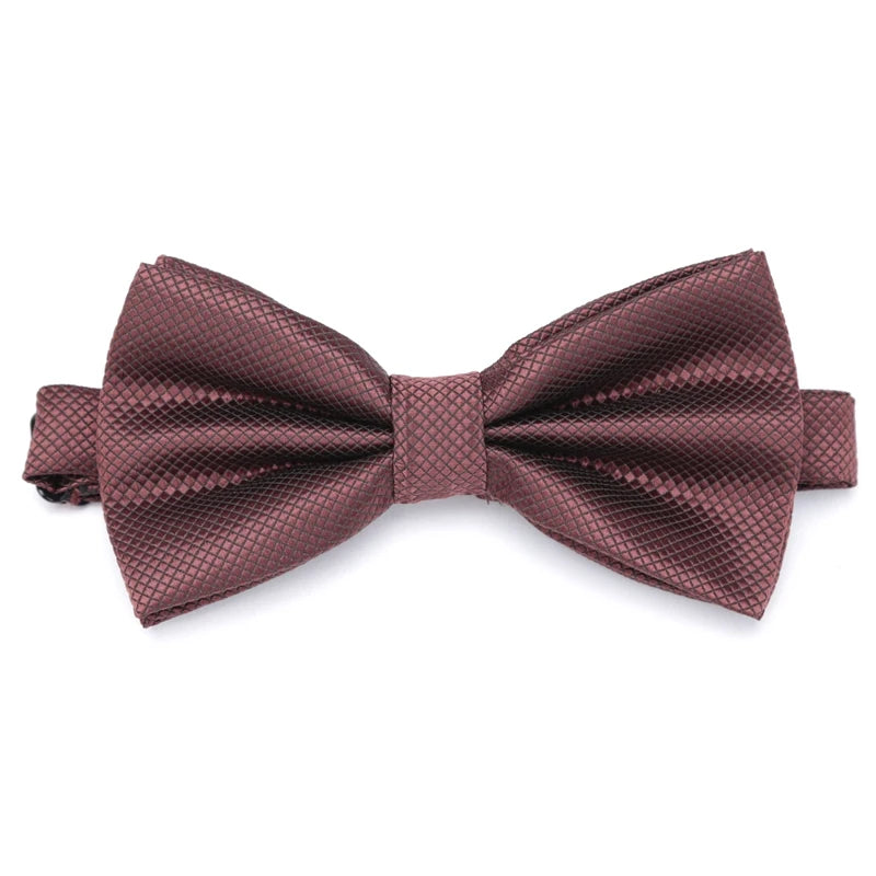 Solid Color Bow Ties for Boys Girls Multicolor Adjust Neck Bow Tie