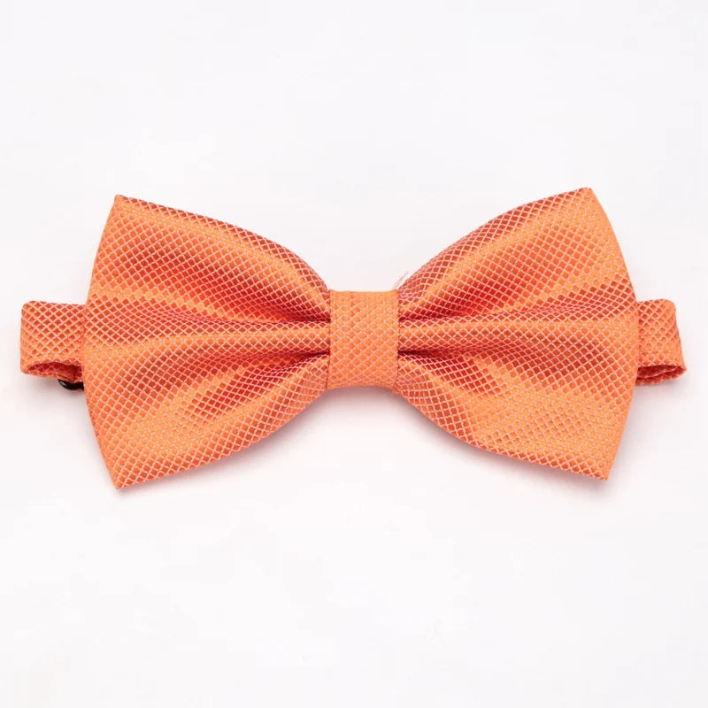 Solid Color Bow Ties for Boys Girls Multicolor Adjust Neck Bow Tie