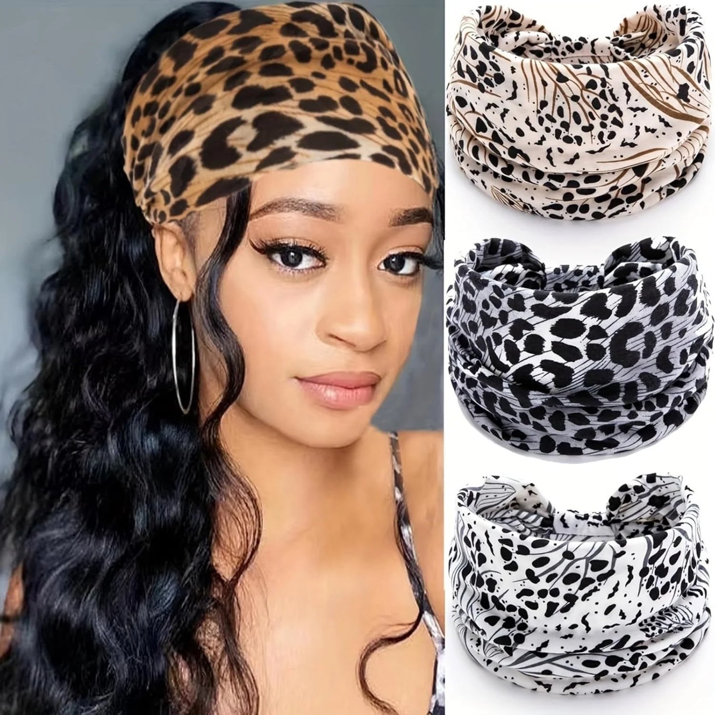 4pcs Headband Breathable Sweatbands Versatile