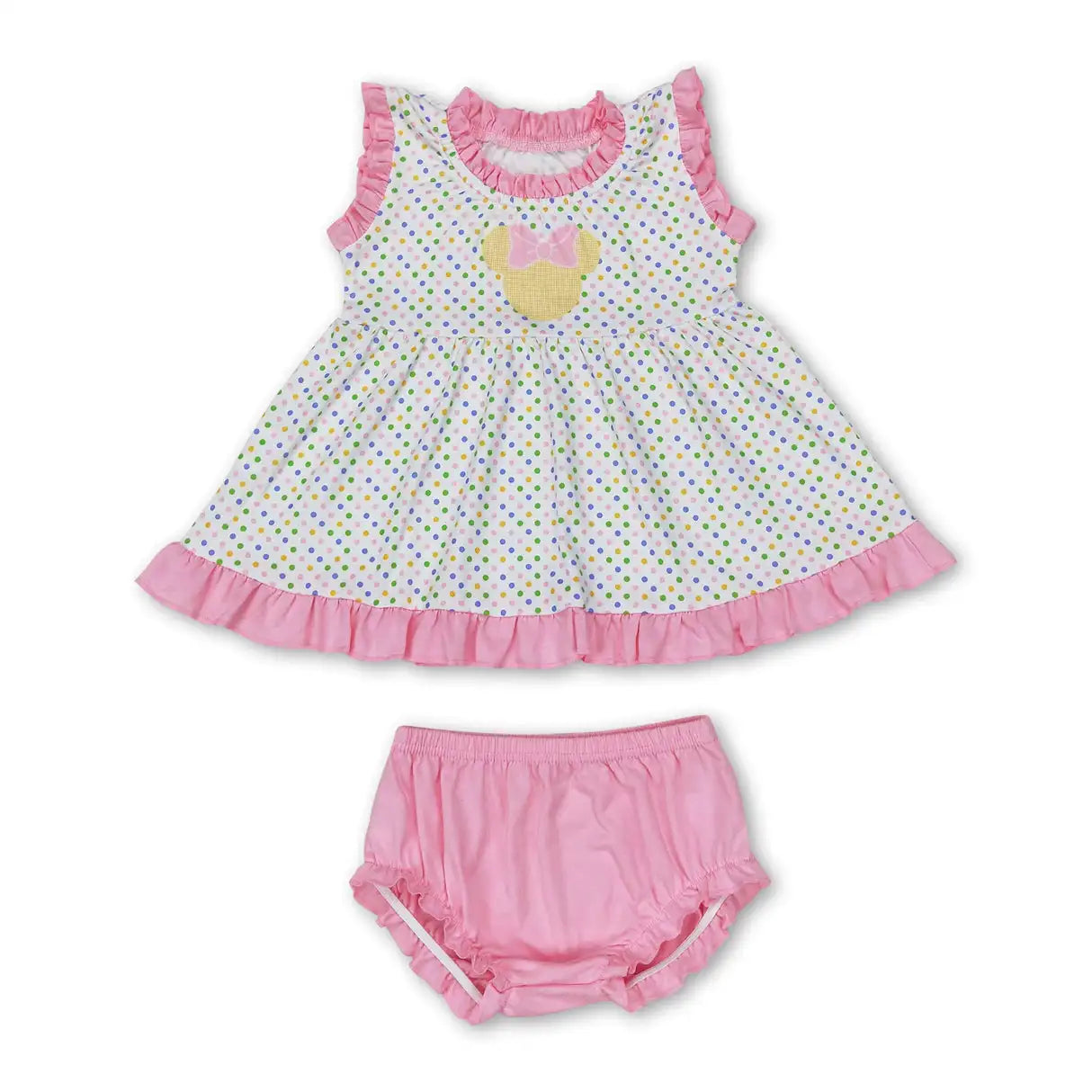 Girls Flowers Tunic Top Bummies Outfits