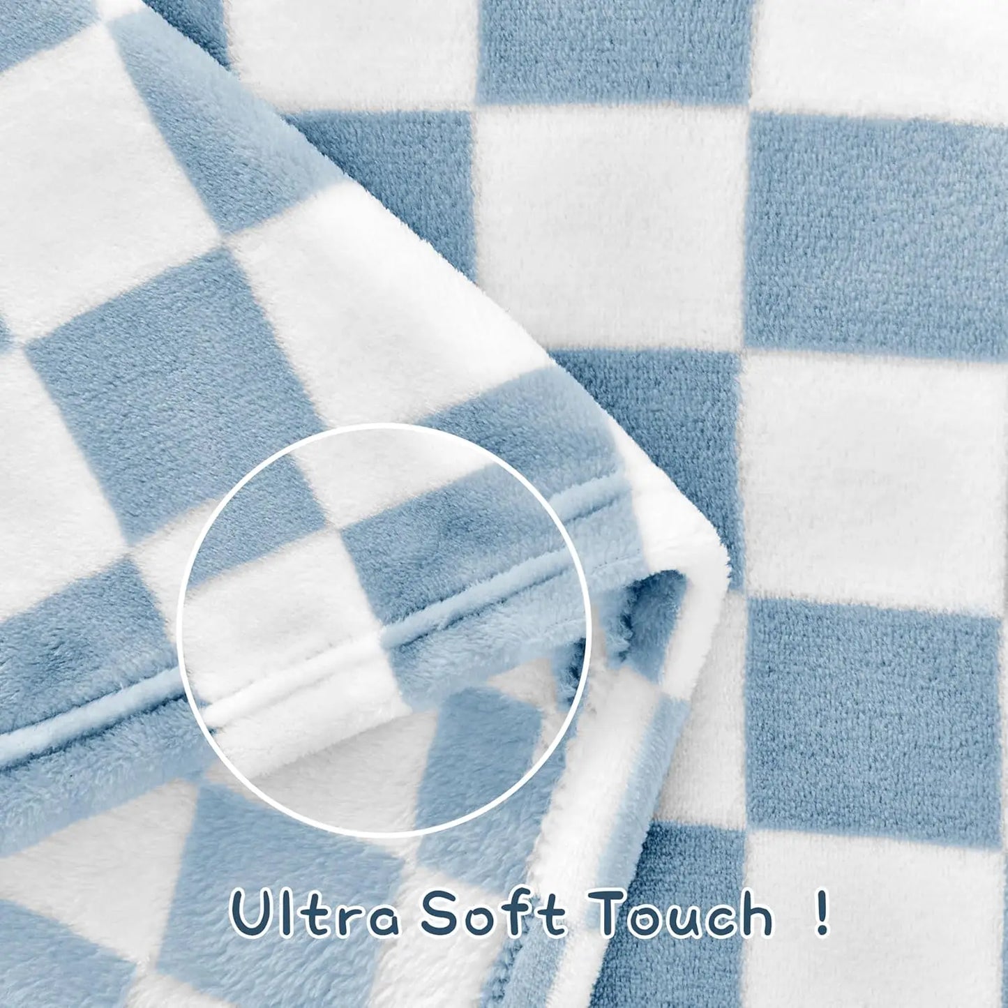 Ultra Soft Cozy Fluffy Infant Toddler Newborn Receiving Blankets for Crib Stroller, 30''x40''