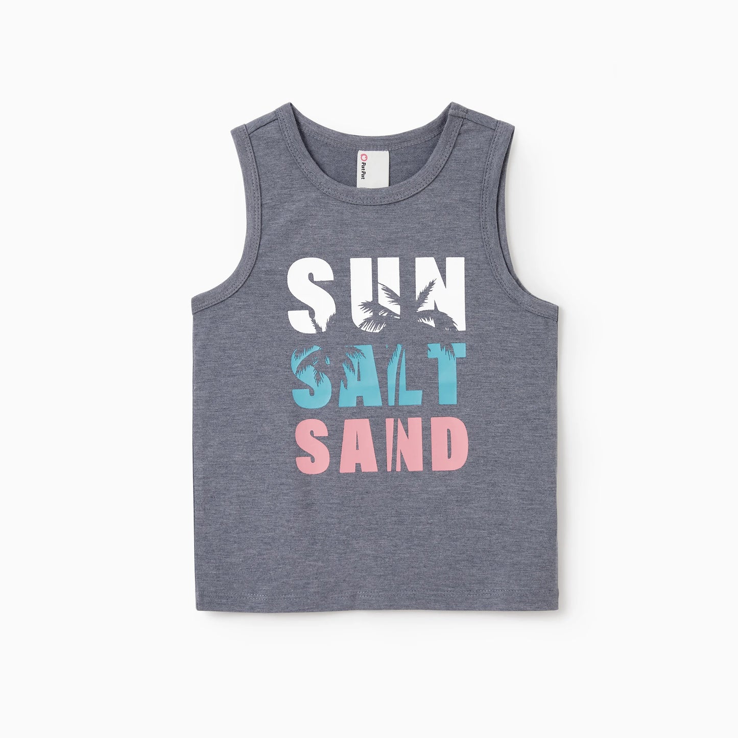 Letter Print Sleeveless Vest