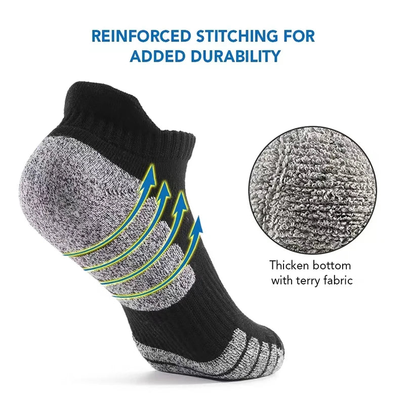 3 Pairs Running Sports Fitness Ankle Socks