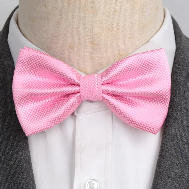 Solid Color Bow Ties for Boys Girls Multicolor Adjust Neck Bow Tie
