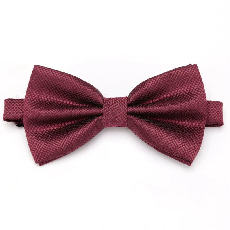 Solid Color Bow Ties for Boys Girls Multicolor Adjust Neck Bow Tie