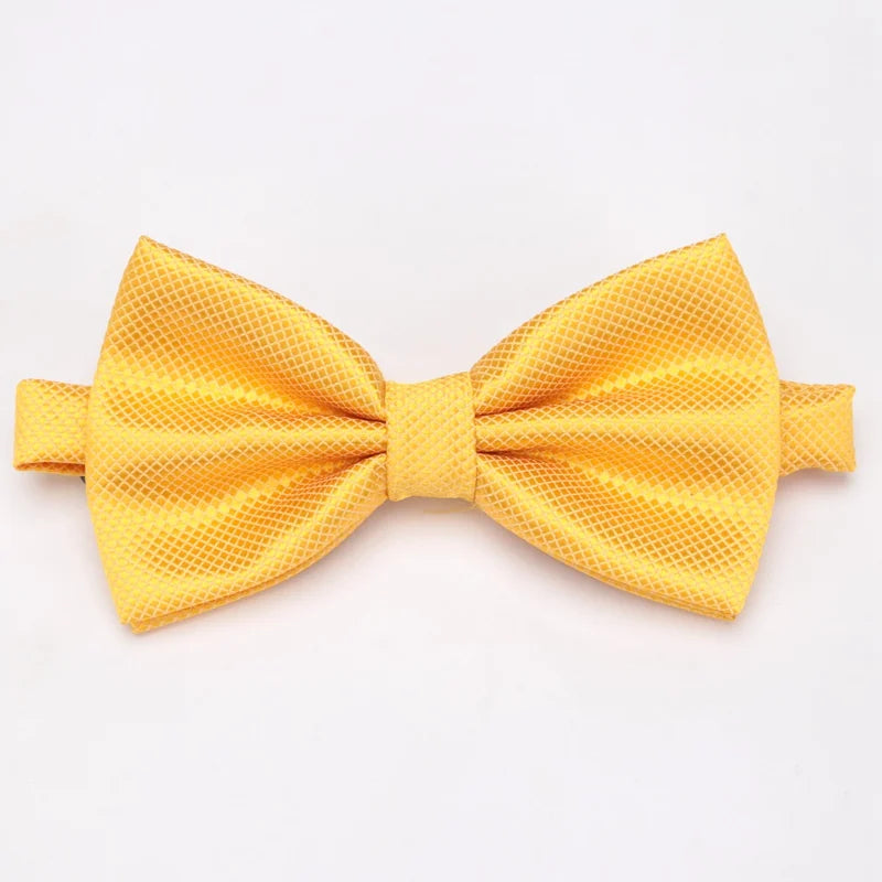 Solid Color Bow Ties for Boys Girls Multicolor Adjust Neck Bow Tie