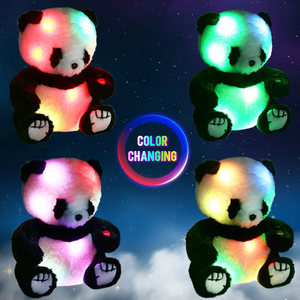 8'' Light Up Panda Bear Plush w/ LED Light