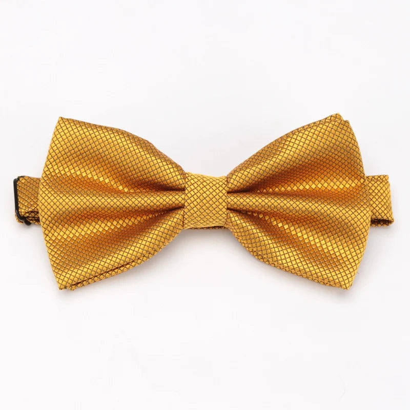 Solid Color Bow Ties for Boys Girls Multicolor Adjust Neck Bow Tie