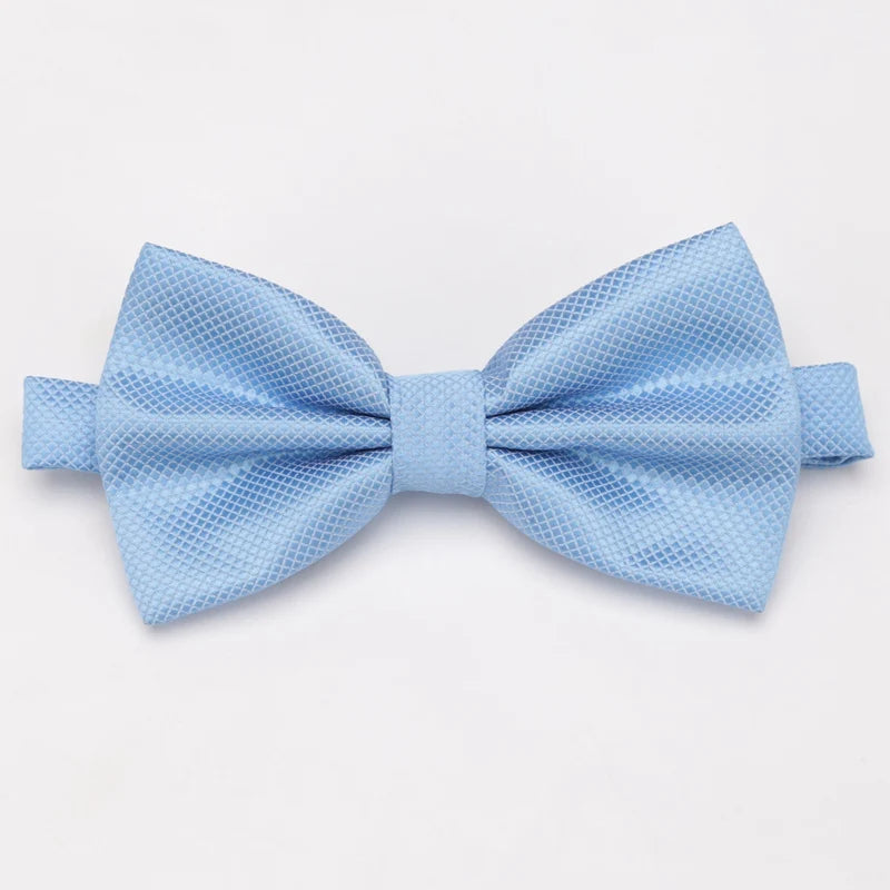 Solid Color Bow Ties for Boys Girls Multicolor Adjust Neck Bow Tie