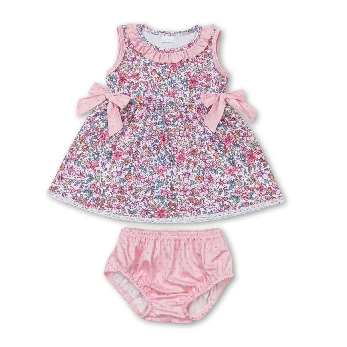 Girls Flowers Tunic Top Bummies Outfits