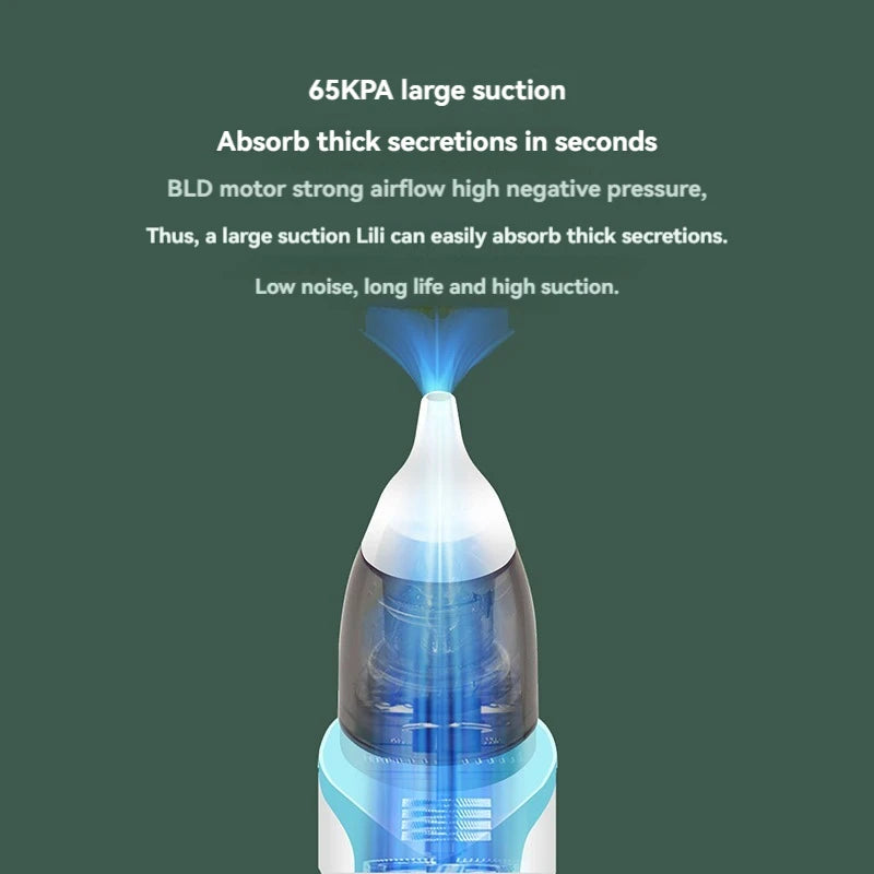Baby Electric Nasal Aspirator for Newborn Charging Version Suction Tool to Prevent Nasal Congestion