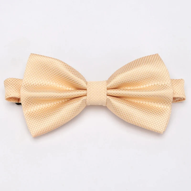 Solid Color Bow Ties for Boys Girls Multicolor Adjust Neck Bow Tie