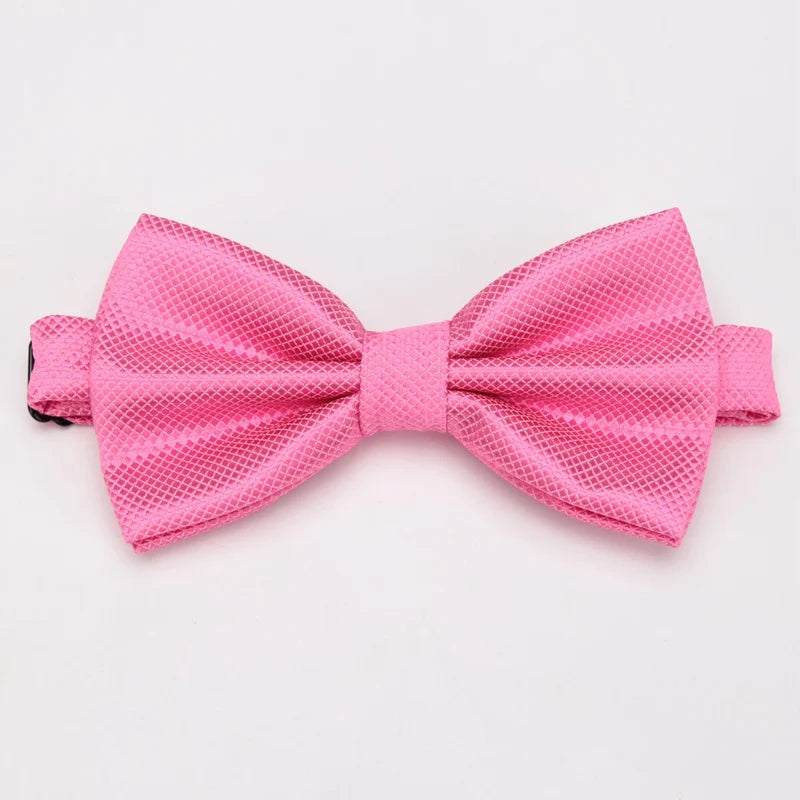 Solid Color Bow Ties for Boys Girls Multicolor Adjust Neck Bow Tie