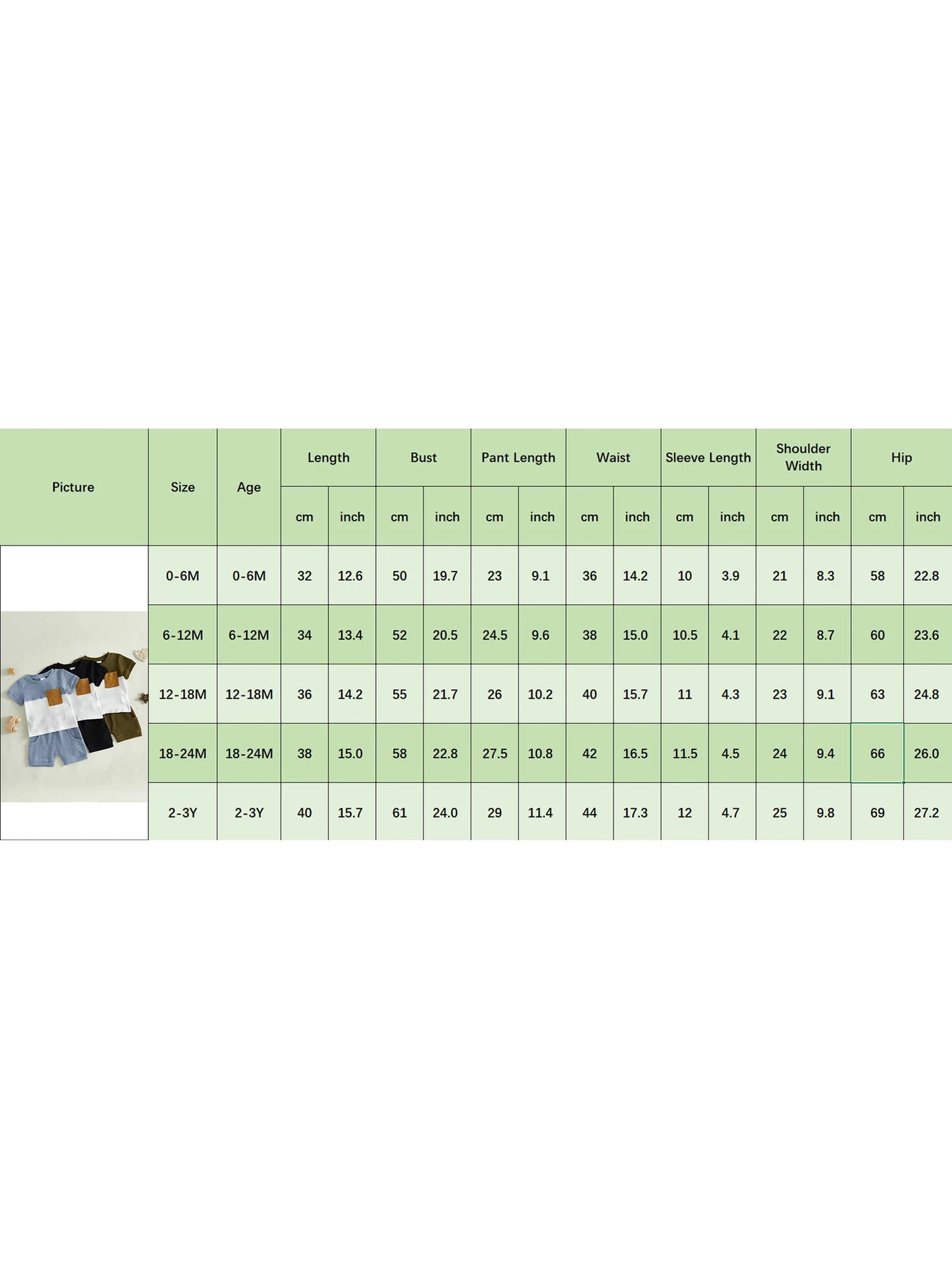 Infant Boy Casual Summer Clothes Set with Printed T-shirt and Elastic Waist Shorts 2 Piece Outfit