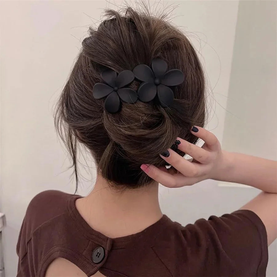4Pcs flower Hair Clips Non-Slip Hair Clamps
