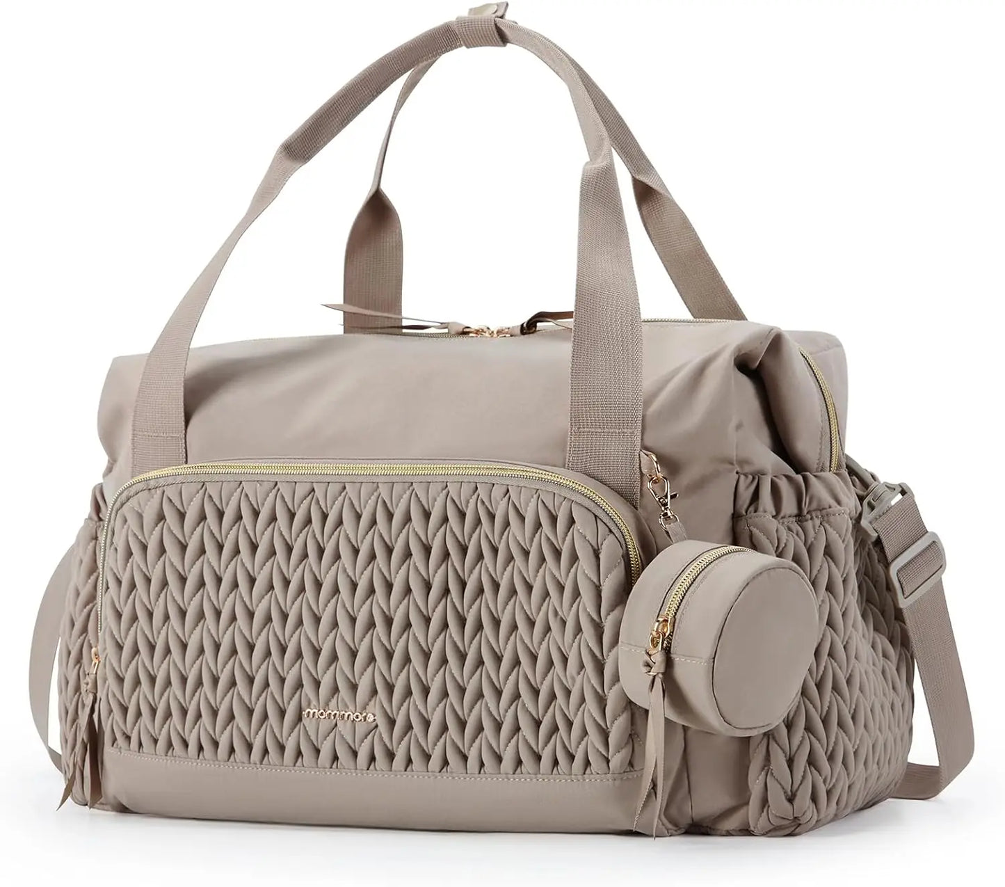 Large Capacity Travel Diaper Bag with Pacifier Case
