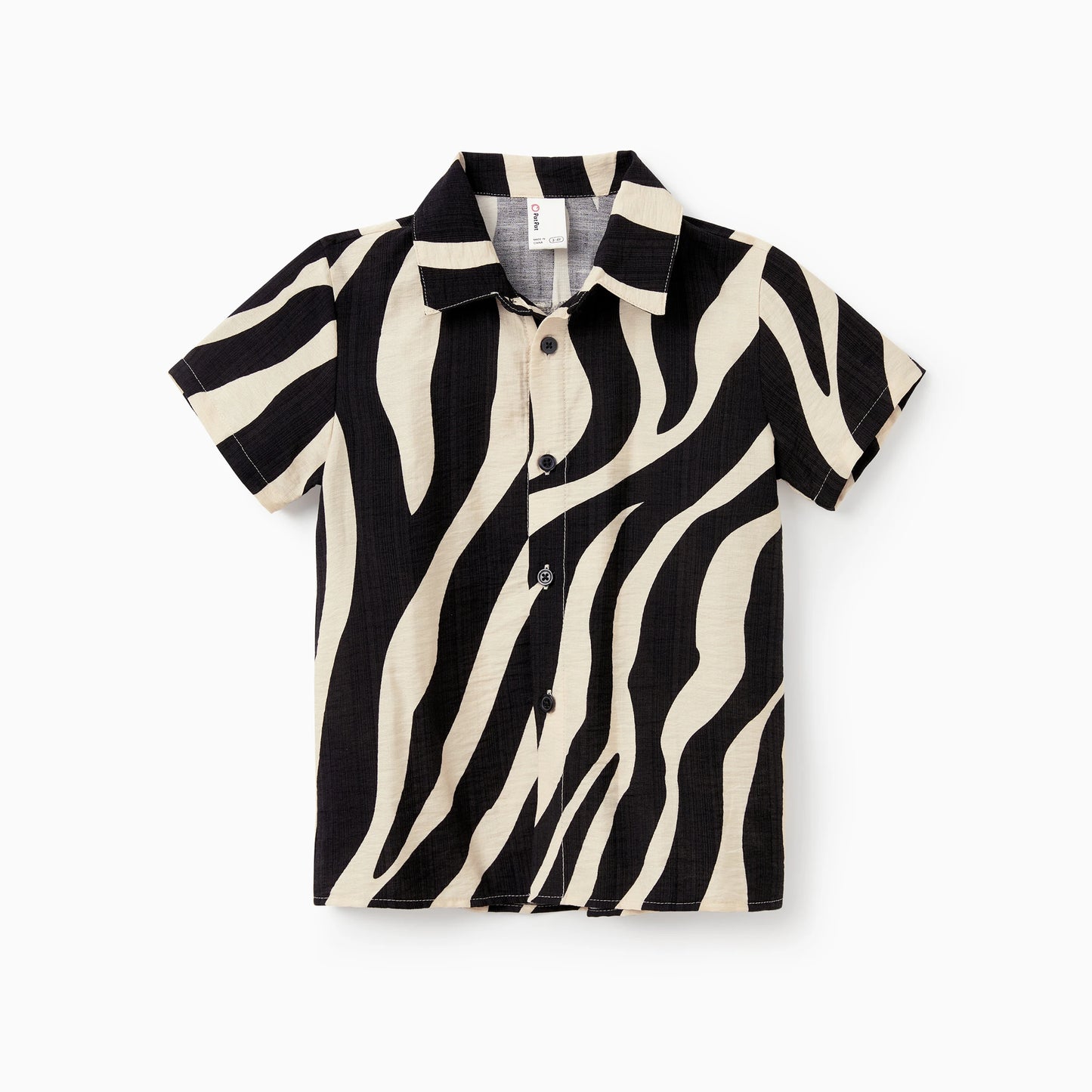 Striped Boys' Short Sleeve Shirt