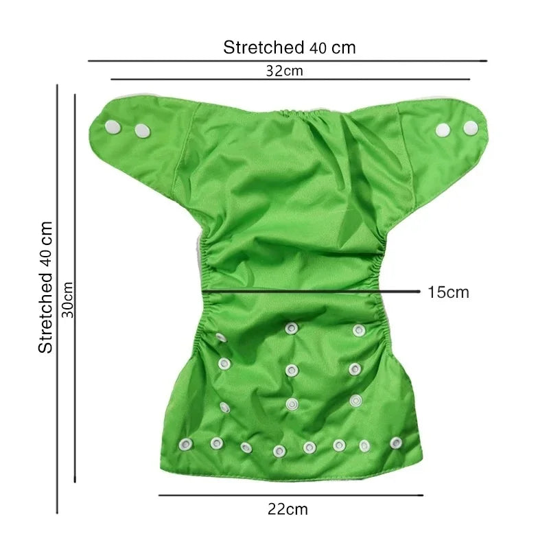 Baby Cotton Washable Breathable Training Pants with Buttons