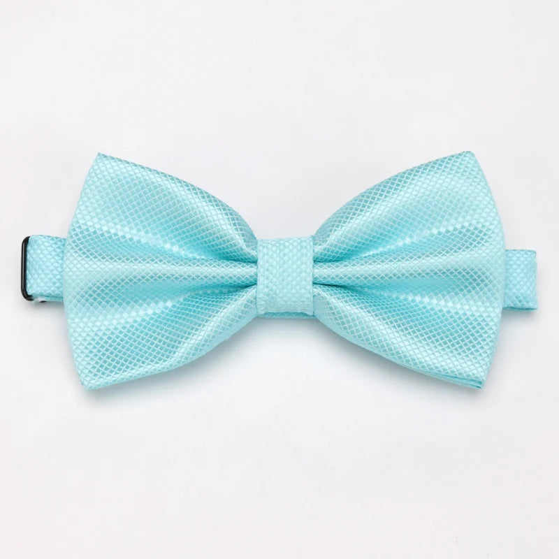 Solid Color Bow Ties for Boys Girls Multicolor Adjust Neck Bow Tie